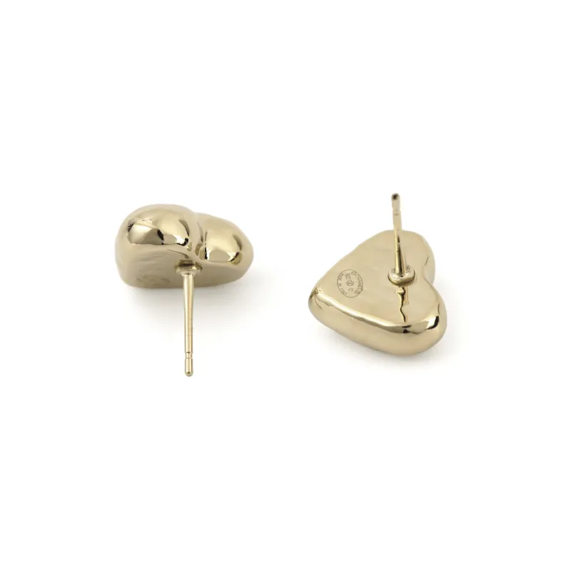 CHANEL 22c Early Spring Stud Earrings Women's Gold-2