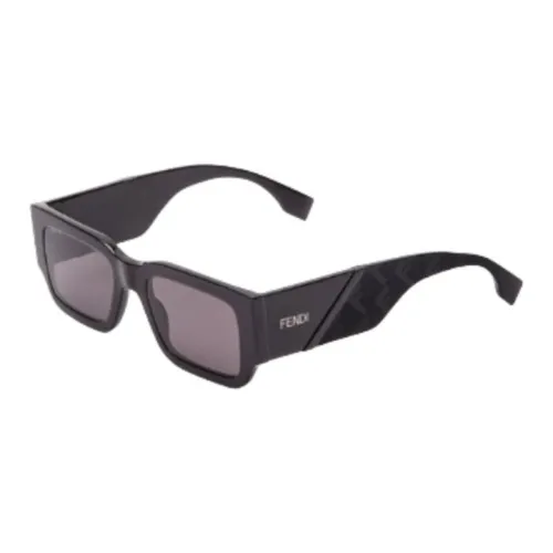 FENDI Acetate Rectangular Sunglasses Men
s Black