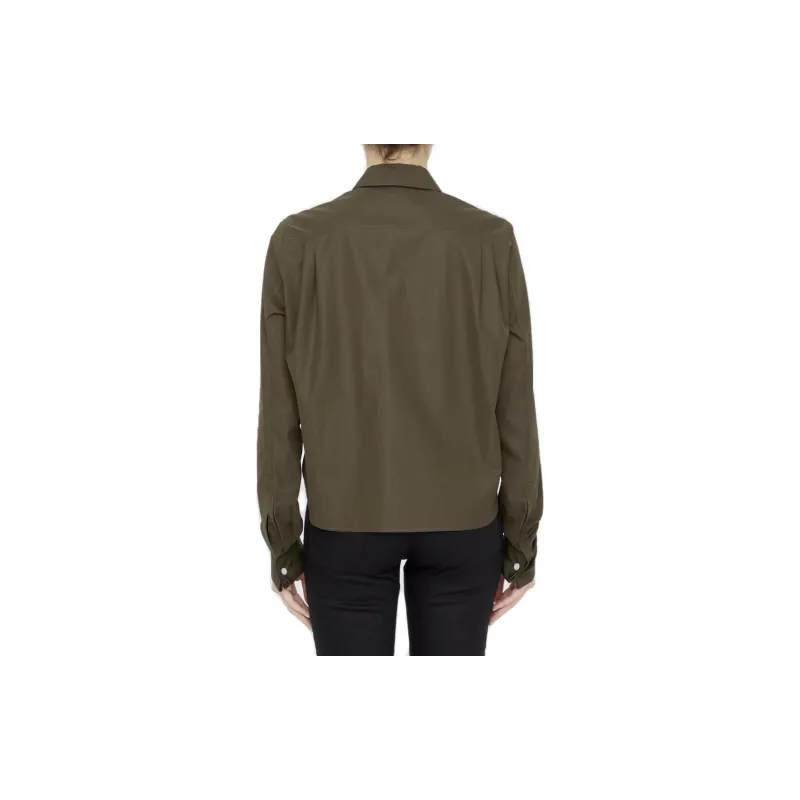 LOEWE Pleated Long-Sleeved Shirt-1