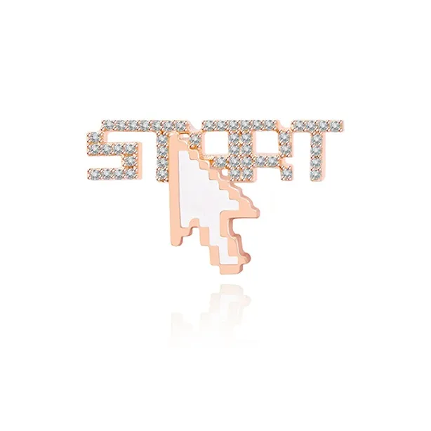 Agatha Zircon Stud Earrings Single Women's-0