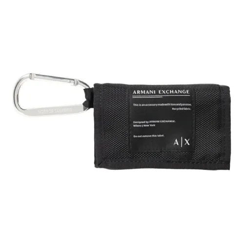 ARMANI EXCHANGE Polyester Wallet Men's Black