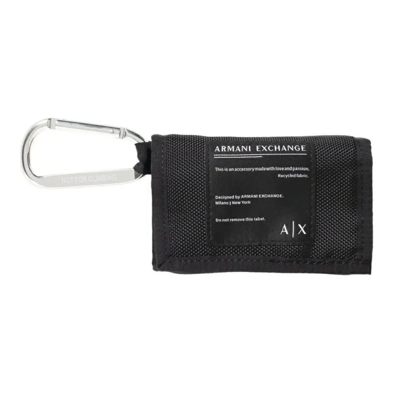 ARMANI EXCHANGE Polyester Wallet Men's Black-0