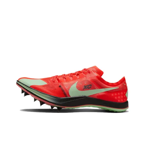 Nike Zoomx Dragonfly Cushioning Wear Resistant Low Top Trail Running Running Shoes Unisex Red Cyan
