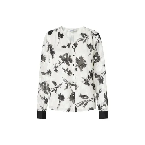 JZ. ANNAKRO Shirts Women's Floral Off White