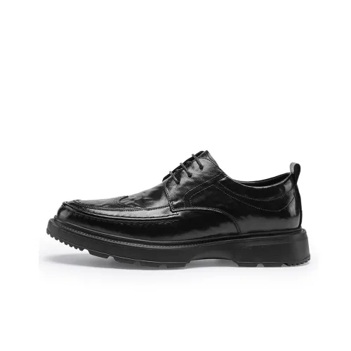 G.N.SHIJIA Dress Shoes Men Low-Top