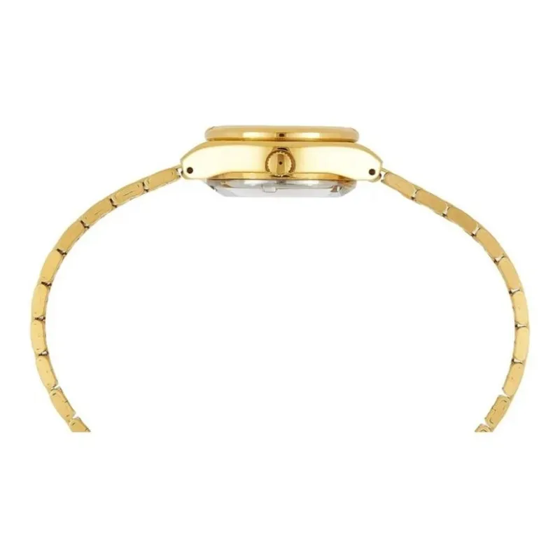 SEIKO Automatic Mechanical Movement Stainless Steel Strap Watch Women's Watch Gold Dial SYM600-3