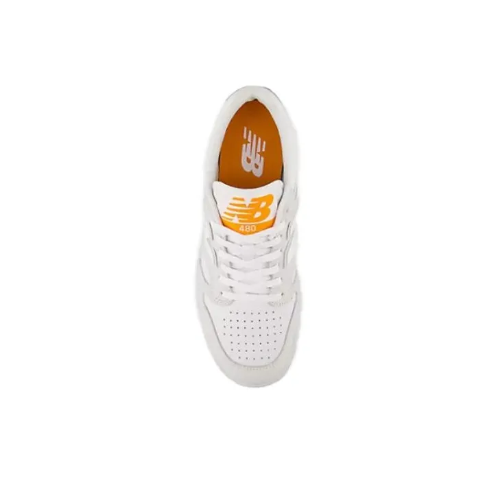 New Balance NB 480 Anti Slip Wear Resistant Low Top Skateboard Shoes Unisex Beige-2