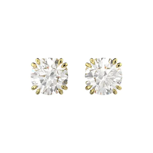 Swarovski Constella Stud Earrings Women's White