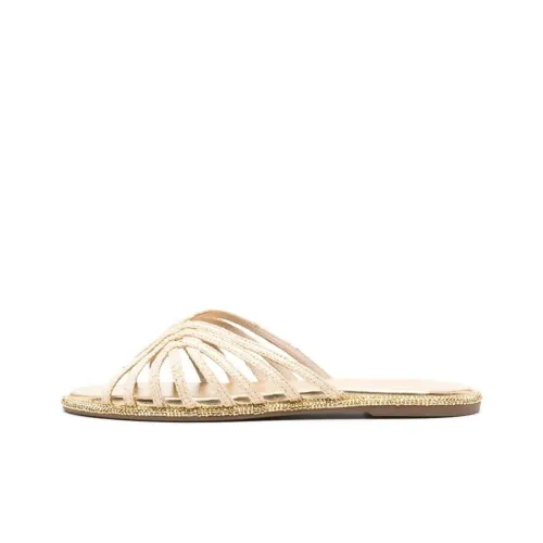 Le Silla Embrace Flat Raffia Sandals