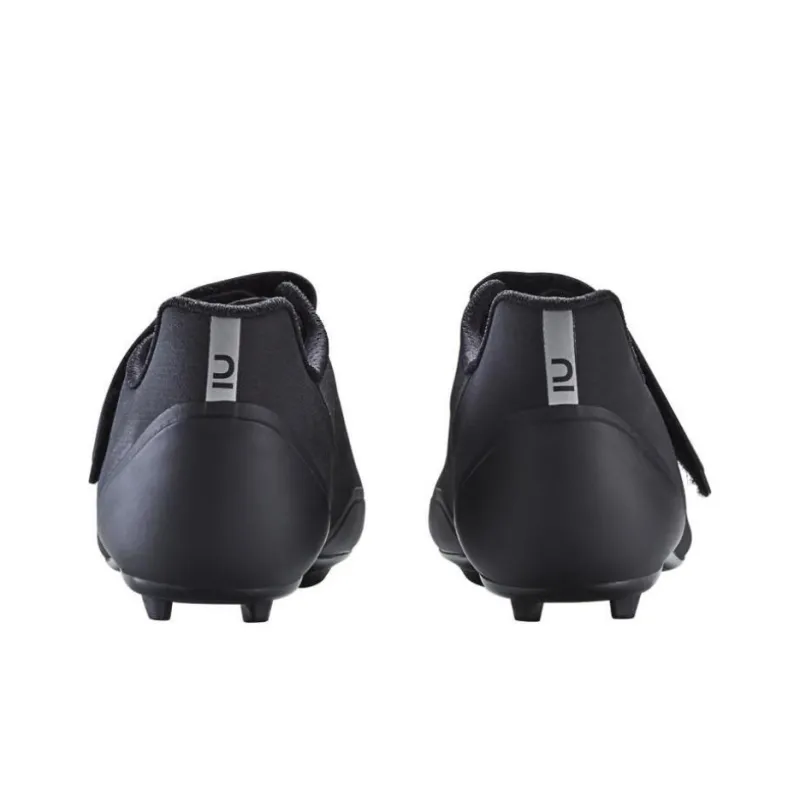 DECATHLON Cushioned Slip Resistant Low Top Cycling Shoes Men's Black-2