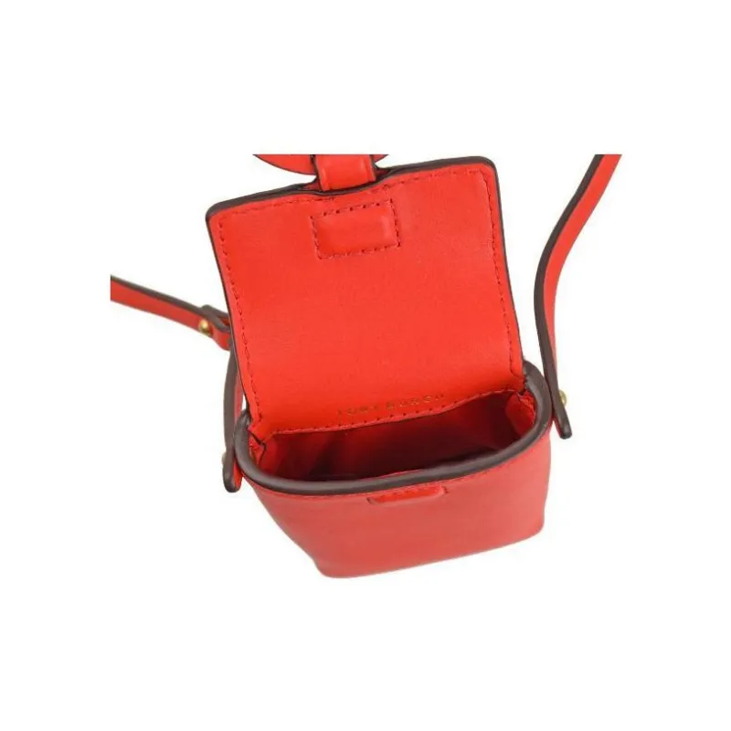 TORY BURCH Miller Leather Crossbody Bag Women's Red-3
