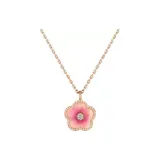 Small peach blossom necklace