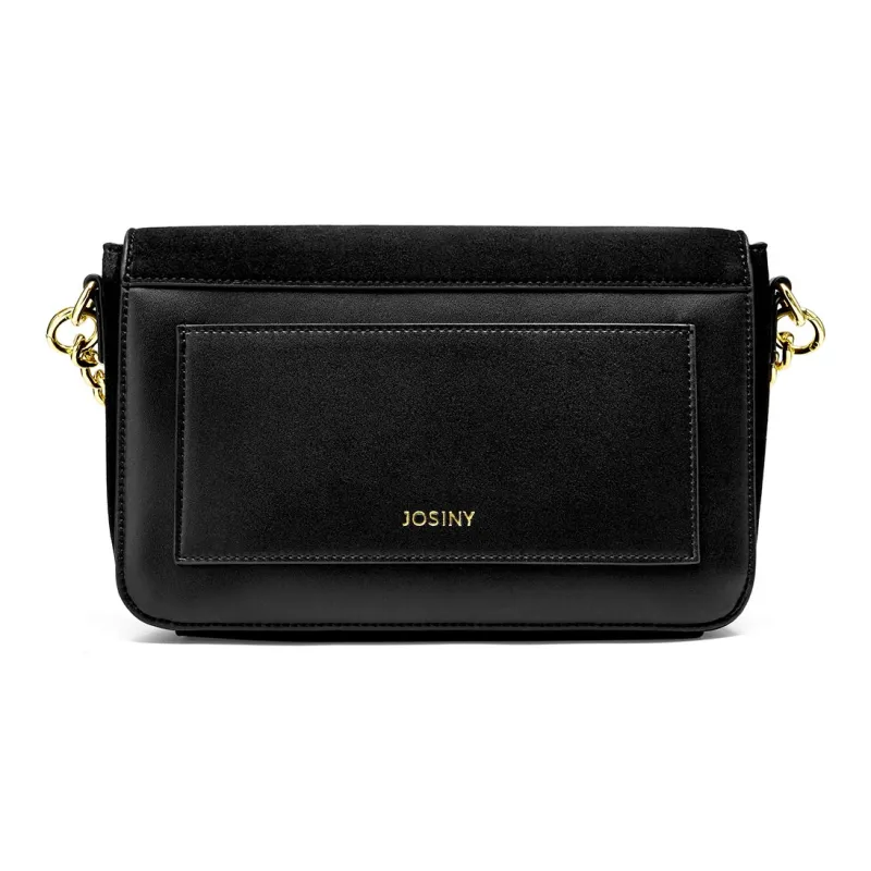 JOSINY Effortless Mori Style Shoulder Bag Regular Women's Black/Apricot/Brown-2