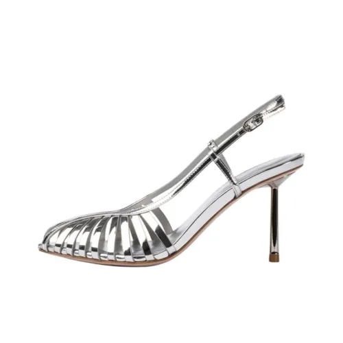 Le Silla Cage 80mm Metallic Sandals