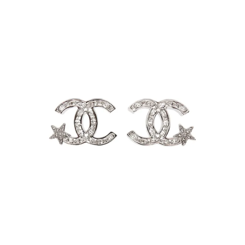 CHANEL Stud Earrings Women's-0