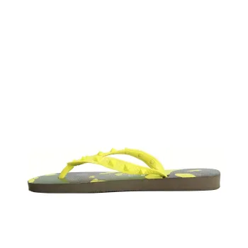 Valentino Open Flip Flops Women's Yellow