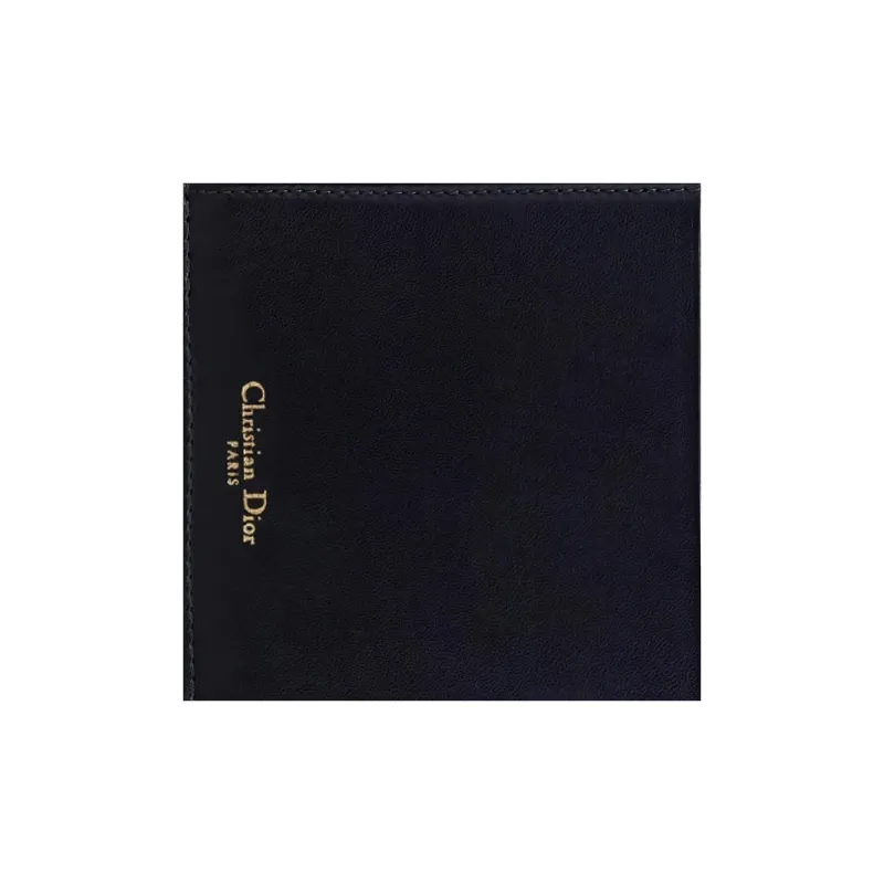 DIOR Canvas Bag Card Holder, Wallet Unisex Brown-4