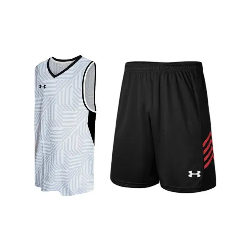 Under Armour Basketball Suits Men White+Black