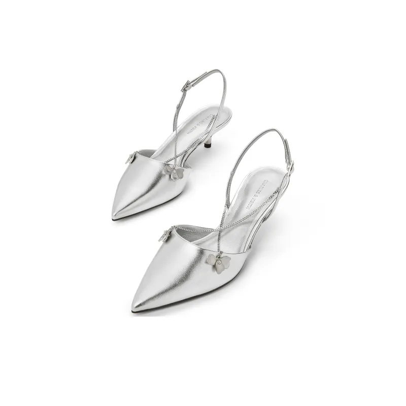 CHARLES&KEITH Small CK Strap Sandals 5.3cm Women's-12