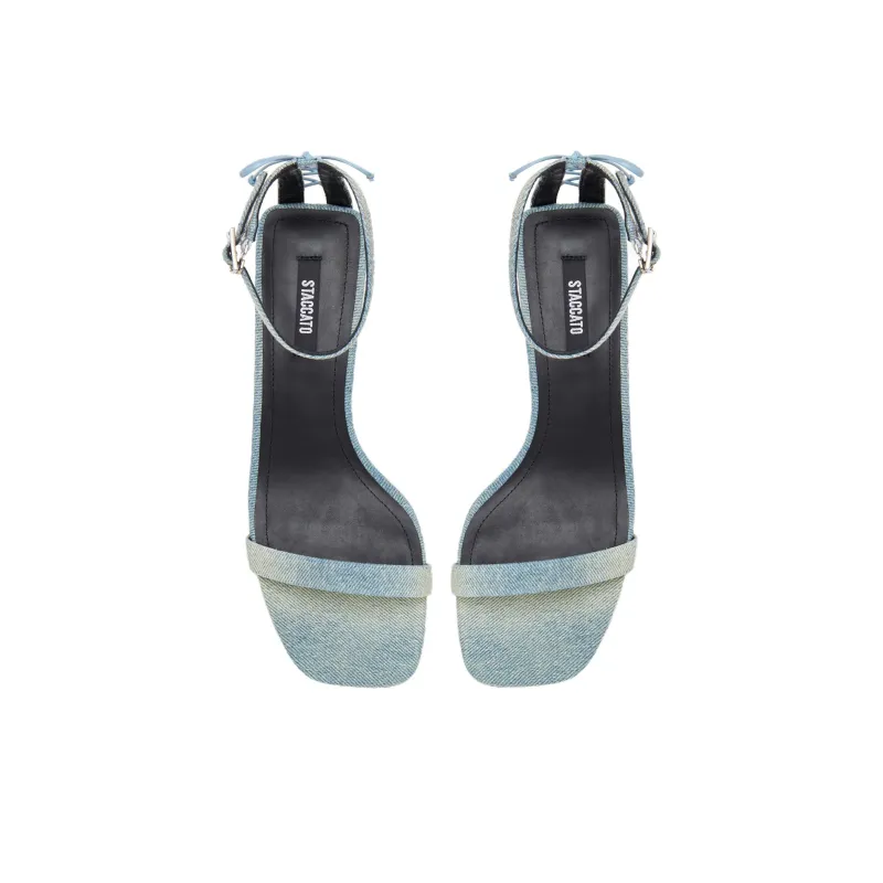 Staccato Diva Chunky Heels One Strap Sandals Women's-2