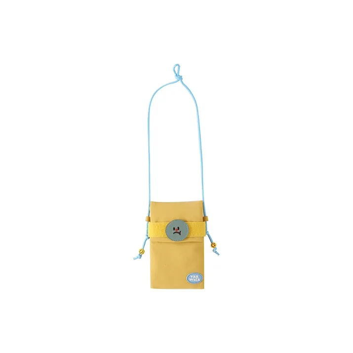 VANWALK Nylon One Shoulder Crossbody Cell Phone Pouch Trumpets Women's Blue/Yellow/Pink-2
