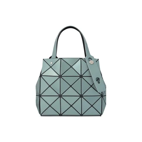 ISSEY MIYAKE CARAT Polyvinyl Chloride Resin Tote Bag Shopping Bag Handbag Women's Gray Green