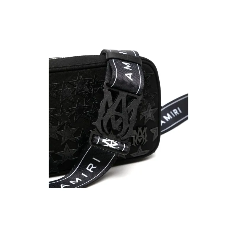AMIRI Calfskin Crossbody Bag Shoulder Bag Men's Black-4