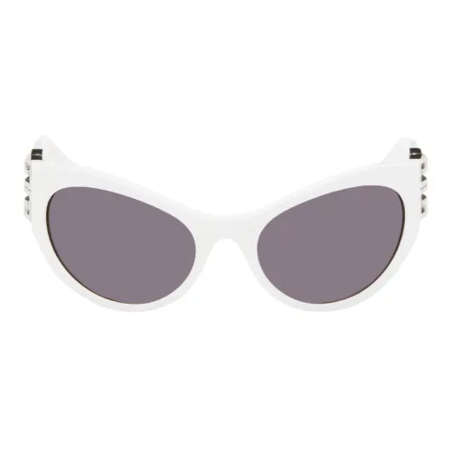 GIVENCHY Acetate Oval Sunglasses Women's White