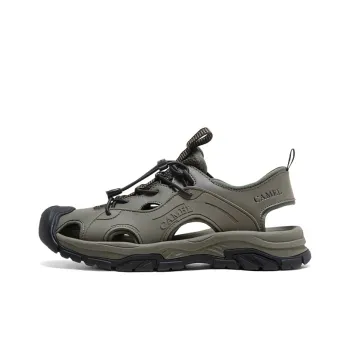CAMEL River Trekking Shoes Men Midnight Black/Dawn Green/Non Enzyme Brown