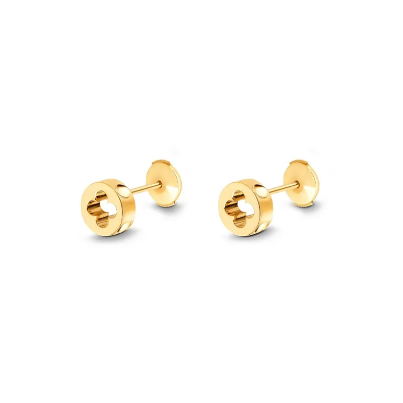 LOUIS VUITTON Empreinte Ear Studs Yellow Gold-0