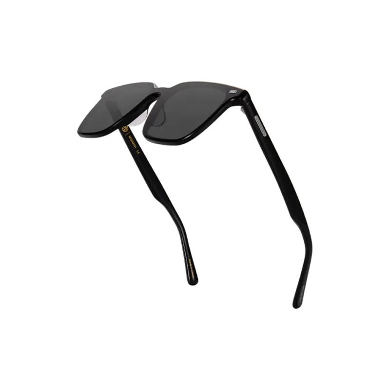MUJOSH Astral Series Square Oversized Frame Plate Sunglasses With UV Protection And Flat Lenses Unisex-2