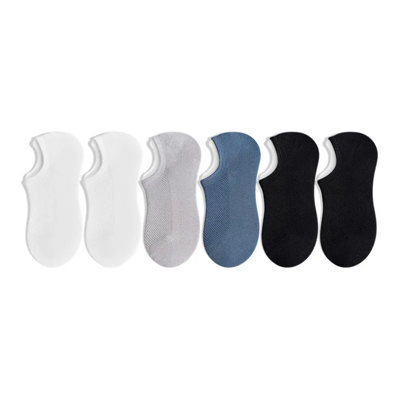 Moremoli No Show Socks Men's Mixed 6 Pack-1
