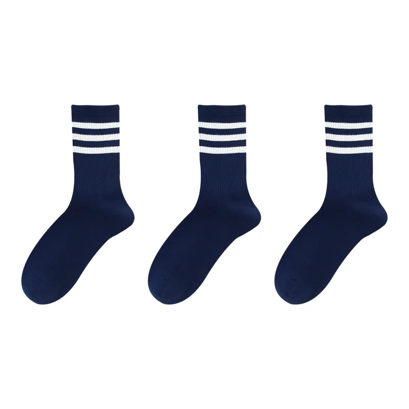 XXLLG Mid Calf Socks Unisex 3 Pack-12