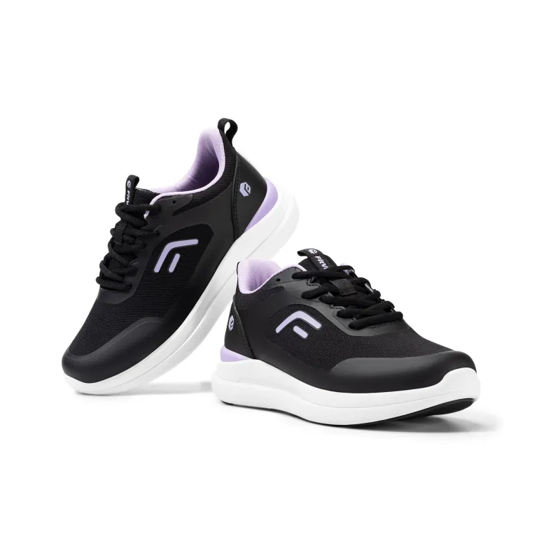 Fitville Training Shoes Women's Low Top Black Purple/Gray Pink-4
