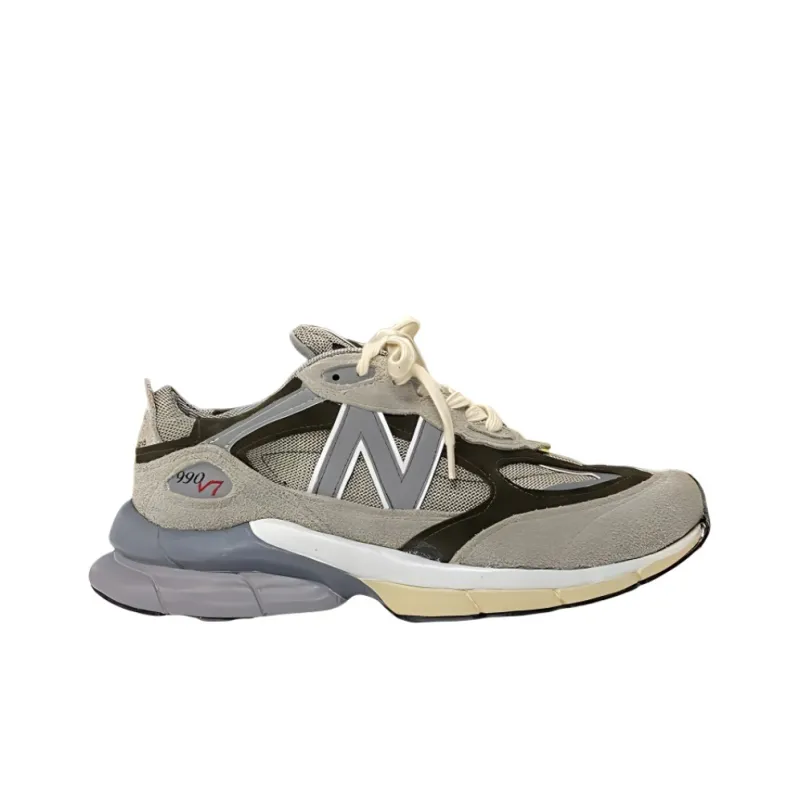 New Balance NB 990 V7 Slip Resistant Low Top Running Shoes Men's Brown Made In UK-1
