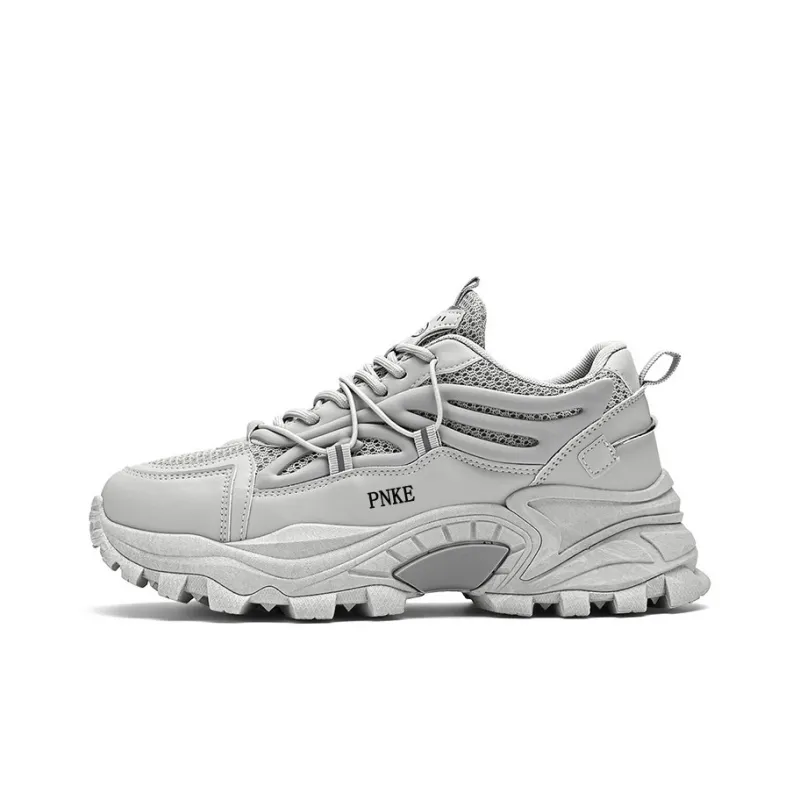 PNKE Anti-Slip And Wear-Resistant Breathable Low-Top Chunky Sneakers Men's-0