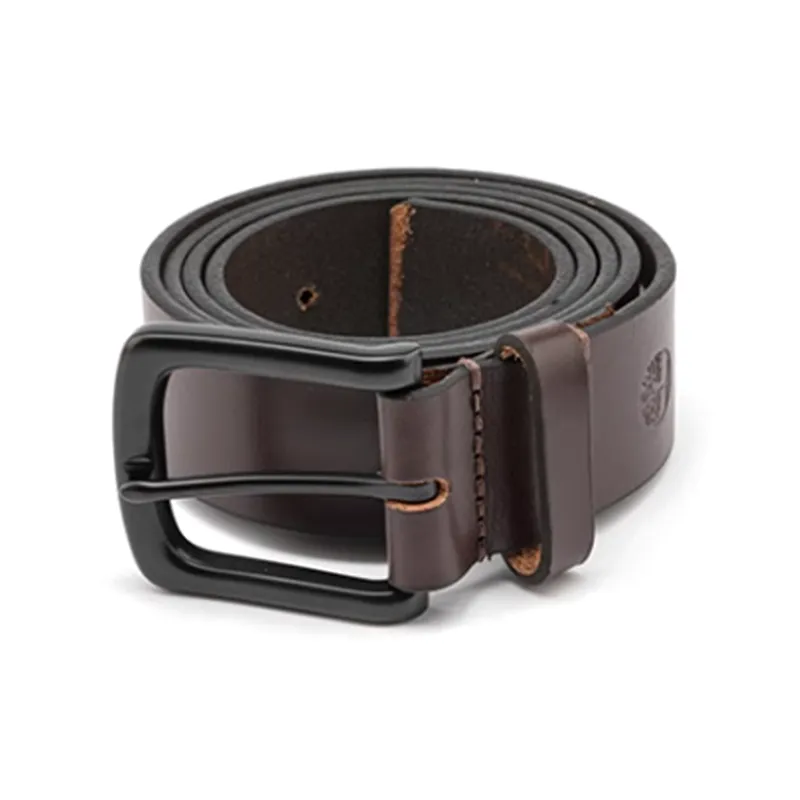 Timberland Logo Design Pin Buckle Cow Leather Leather Belts Men's Multicolor-5