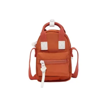 CANVAS REPUBLIC Polyester Cell Phone Pouch Crossbody Bags Mini Women's Orange