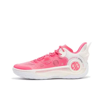361° AG 4 SOAR Basketball Shoes Men Low Top Cyclamen Pink/361 Degrees White