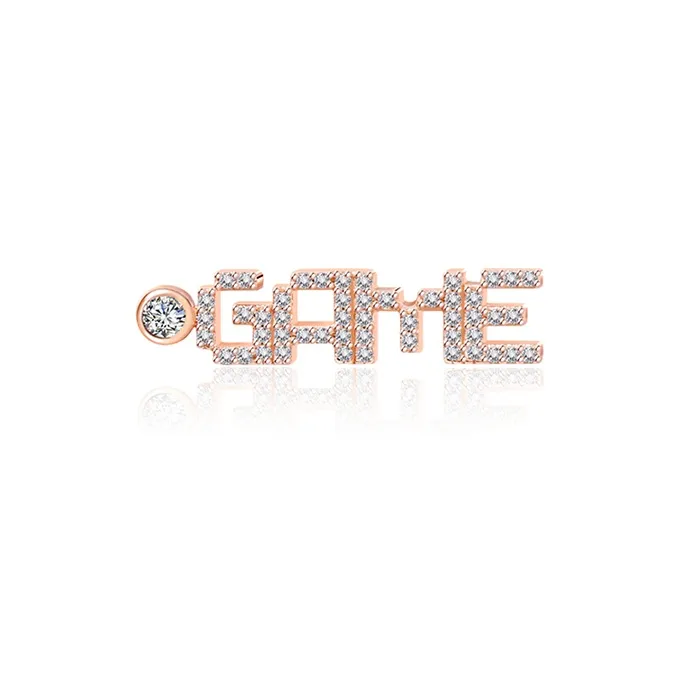 Agatha Zircon Stud Earrings Single Women's-2