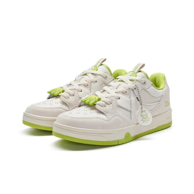 XTEP MAXX1.0 Abrasion Resistant Low Top Skateboard Shoes Women's White Sand Gray-4