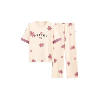 Mulong Family Pajama Set Women's Apricot
