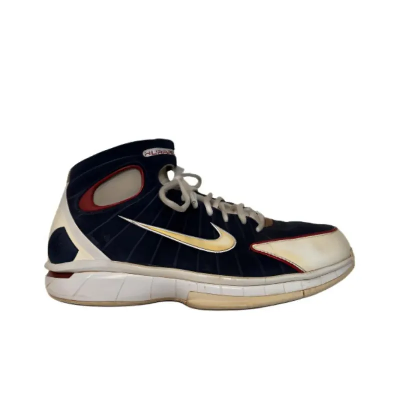 Nike Anti-Slip Wear-Resistant High-Top Running Shoes Men's Blue-1