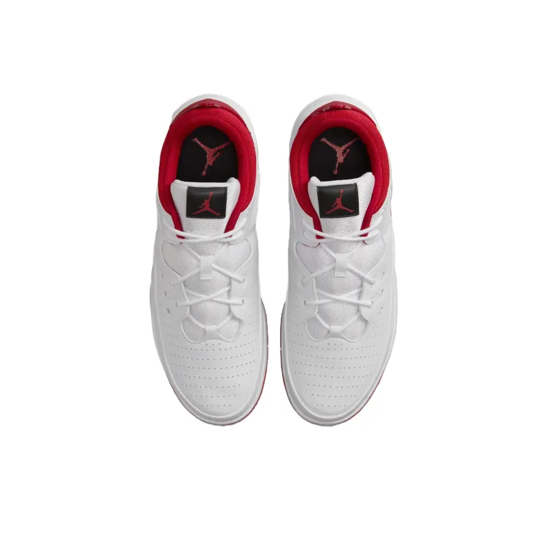 JORDAN Max Aura 5 White Gym Red-2