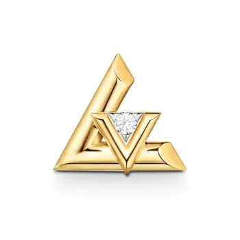 LOUIS VUITTON Lv Volt One Stud Yellow Gold And Diamond - Per Unit