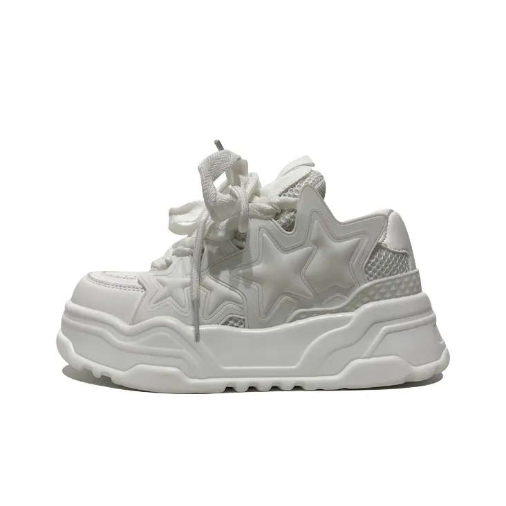 XLAIII Cushioned Slip-Resistant Low-Top Chunky Sneakers Unisex-0