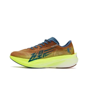 QIAODAN Flying Shadow PB4.0 Wear Resistant Low Top Marathon Running Shoes Men's Orange Yellow