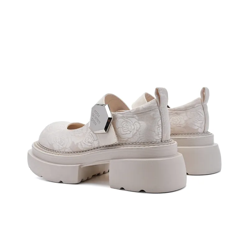 EBLAN Loafers Women's Beige-4