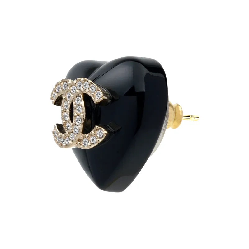 CHANEL Crystal Cc Brooch-1