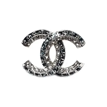 CHANEL Metal Stud Earrings Women's